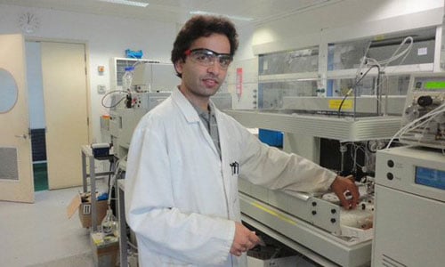 Syed Hamid Hussain was a professor of Chemistry at the university