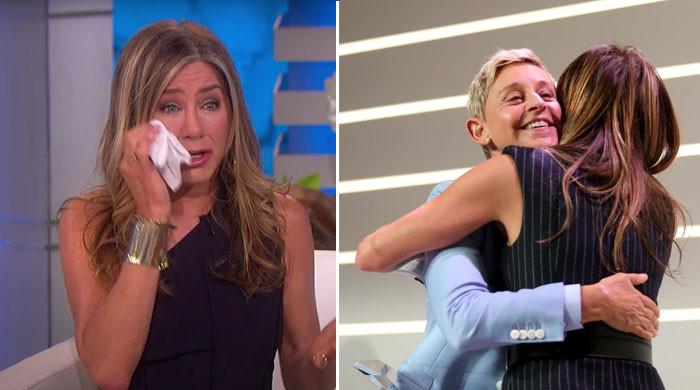 Jennifer Aniston Breaks Down In Tears During The Ellen Degeneres Show