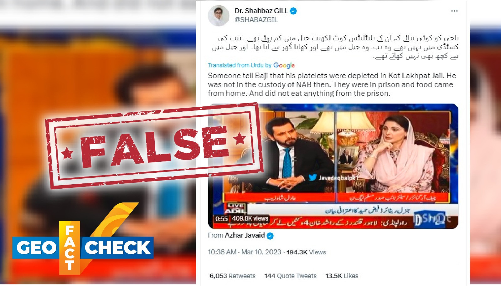 Fact Check Did Nawaz Sharifs Platelet Count Drop In Jail Or NABs