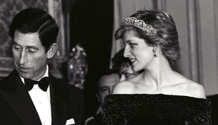 Princess Diana at a Banquet held at the Ajuda palace in Lisbon February 12, 1986/Reuters