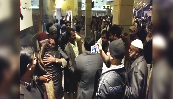 Fishermen greeted and hugged by their loving families in Islamabad