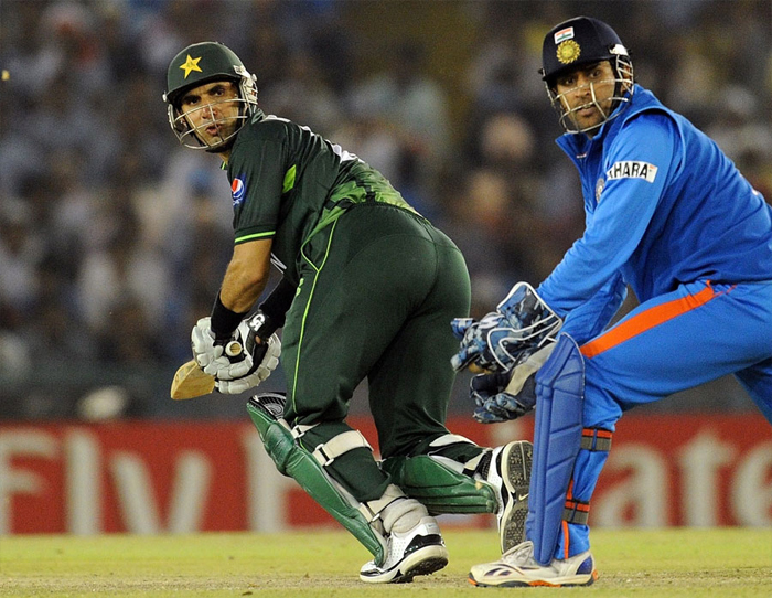 Half-century against archrivals India, World Cup 2011 semifinal, Mohali, March 30, 2011/AFP