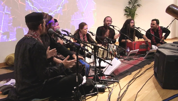 Fanna-Fi-Allah during a performance. Geo/Murtaza Ali Shah