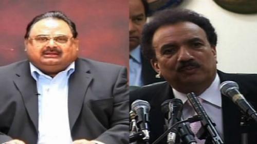 Rehman Malik to meet Altaf Hussain in London 