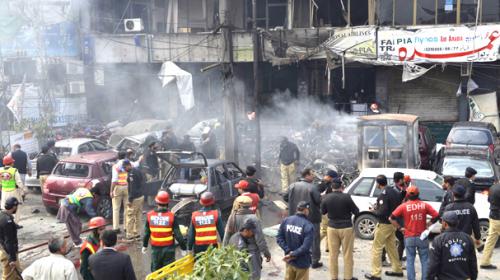 Five killed in blast outside Police Lines in Lahore 