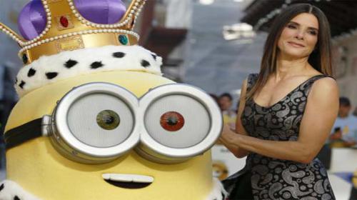 Sandra Bullock enjoys villainous debut in 'Minions'