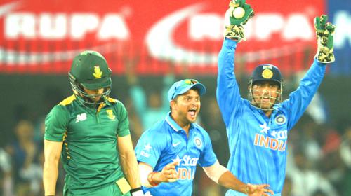 Dhoni inspires India to series-levelling win