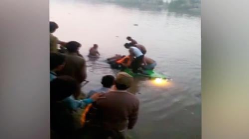 At least 4 children drowned after vehicle fell in Sialkot canal