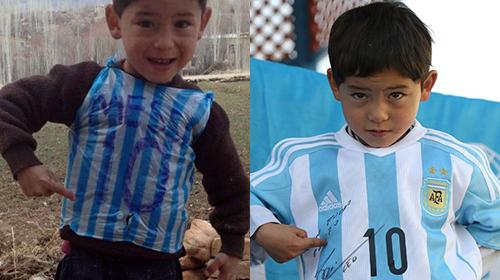 Lionel Messi gifts fulfill Afghan child's dream