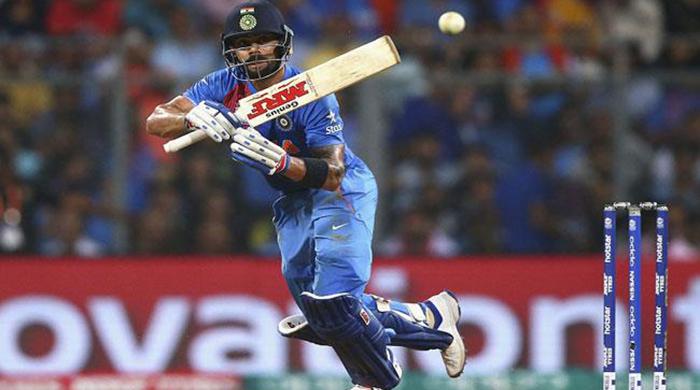 Kohli explosive batting helps India amass 192 against West Indies