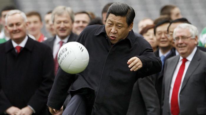 China aims to become football superpower by 2050