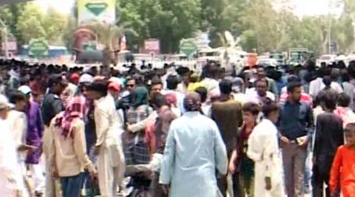 Citizens protest against load-shedding in Hyderabad