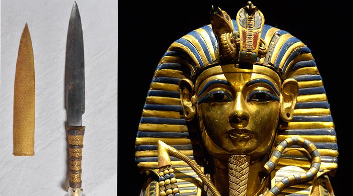 Egyptian child pharaoh Tutankhamun’s dagger came from outer space