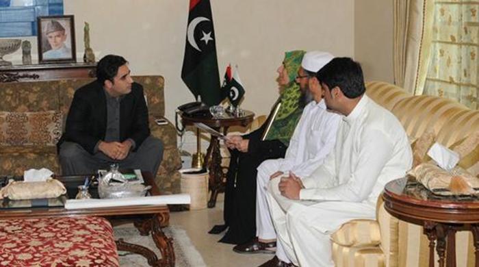 Families of martyred APS students call on Bilawal Bhutto Zardari