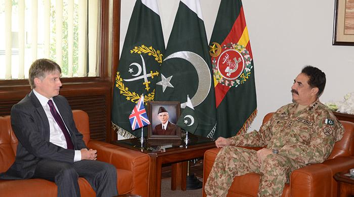 UK Special Representative to Afghanistan and Pakistan calls on COAS