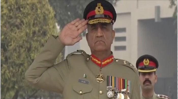 COAS Gen Qamar Bajwa arrives at GHQ, visits Yadgar-e-Shuhada