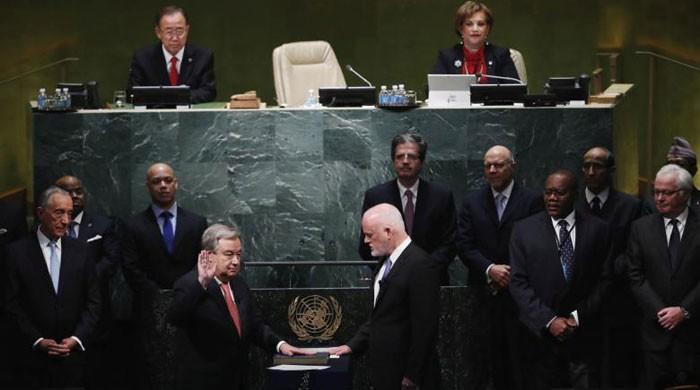 Portugal's Guterres sworn in as next UN secretary-general