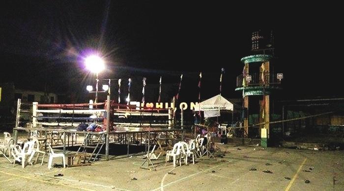 Mystery bombing at boxing bout in Philippines wounds 33