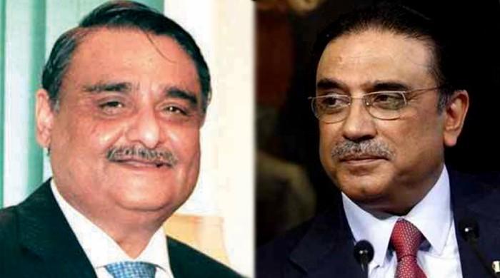 Zardari visits Dr Asim at NICVD hospital