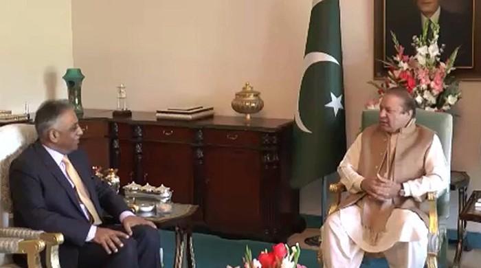 Governor Sindh Muhammad Zubair calls on Prime Minister