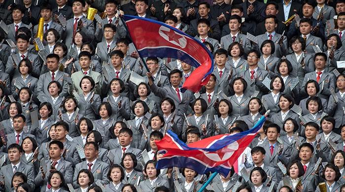 North and South Korea face off on Pyongyang football field