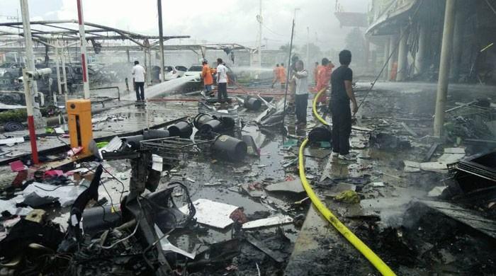 Double bombing hits Thailand's troubled south, injures 40