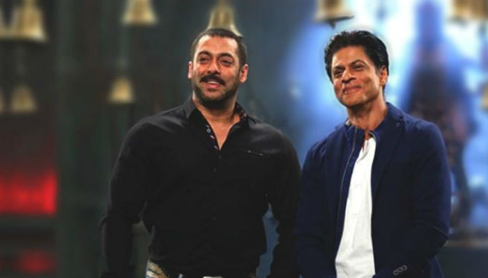 WATCH: Salman, Shah Rukh Brimming 'bromance' On Streets Of Mumbai