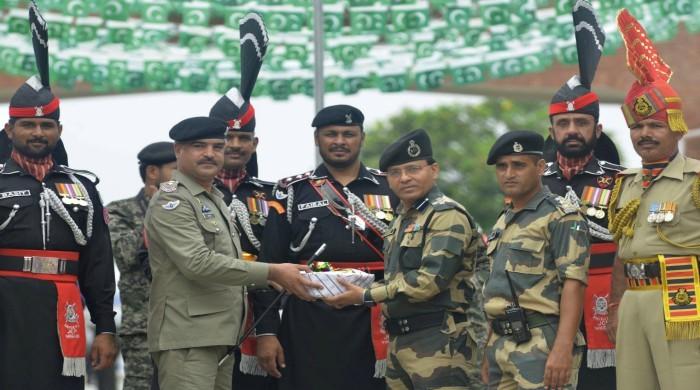 Independence Day celebrated with zeal at Wagah Border