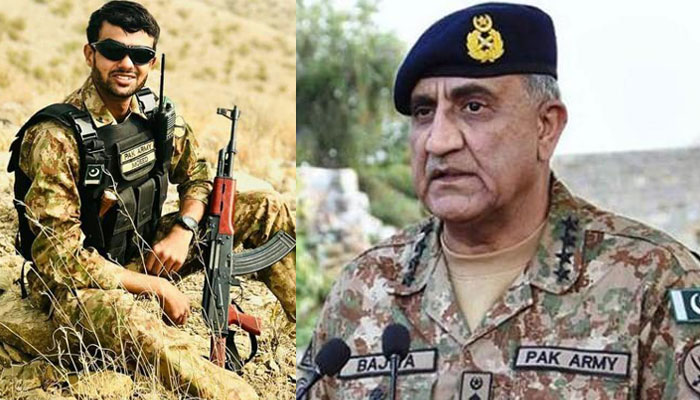 lieutenant army 2nd pak for in requirement COAS Abdul visits Moeed family of martyred Lt Second