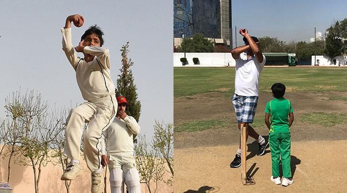 Pakistani child bowling prodigies impress Akram, Warne