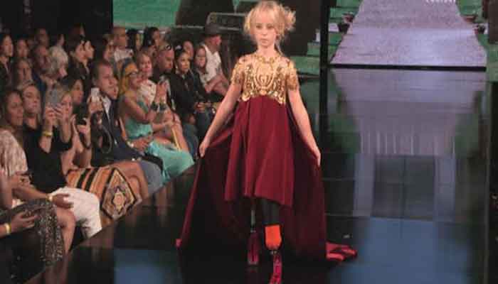 Image result for handicapped paris catwalk girl daisy may