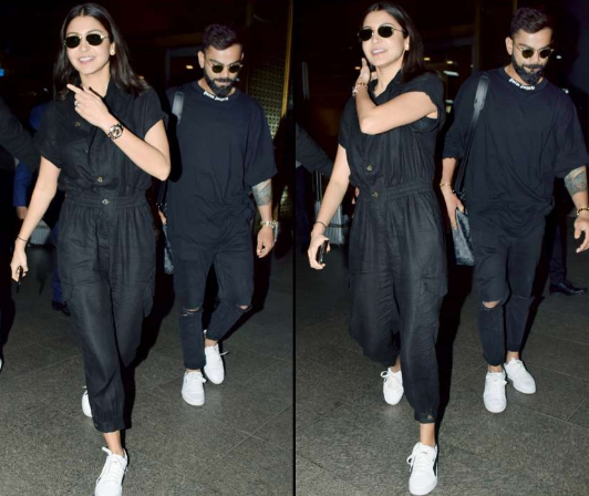 Pic: Anushka Sharma stuns at the airport in an all-black attire