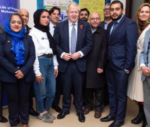 PM Boris Johnson visits mosque as part of election campaign