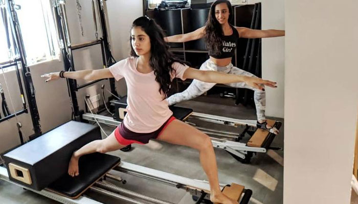 WATCH Janhvi Kapoor Perfects An Intense Pilates Session