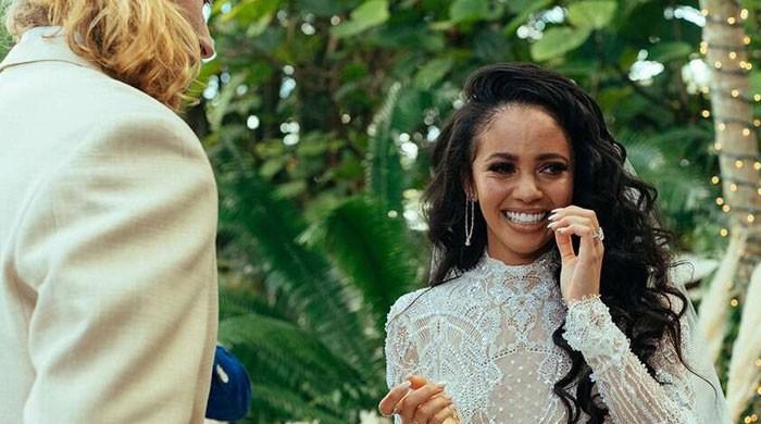 Vanessa Morgan And Michael Kopech's Wedding Looks Like Something Out Of A  Fairy Tale