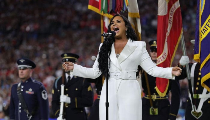 Demi Lovato gets compared to Whitney Houston after performing National  Anthem at Super Bowl