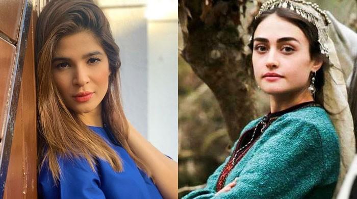 Ayesha Omar sends love to Esra Bilgic aka Halime Sultan