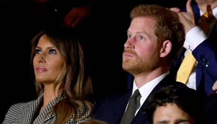 A Look Back At Prince Harry And Melania Trumps Very Awkward Meeting