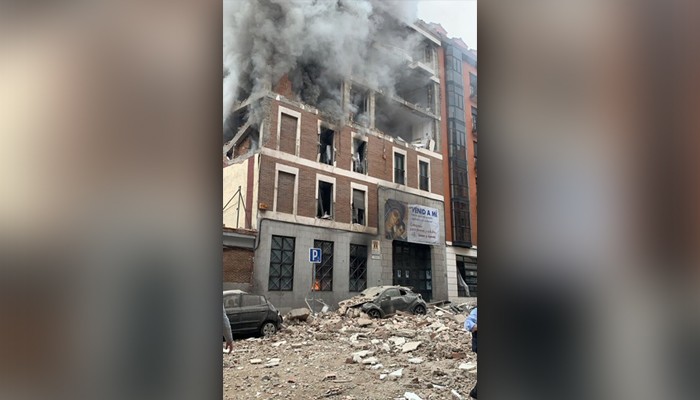 Explosão em Madrid deixa dois mortos e vários feridos devido a danos em edifícios próximos