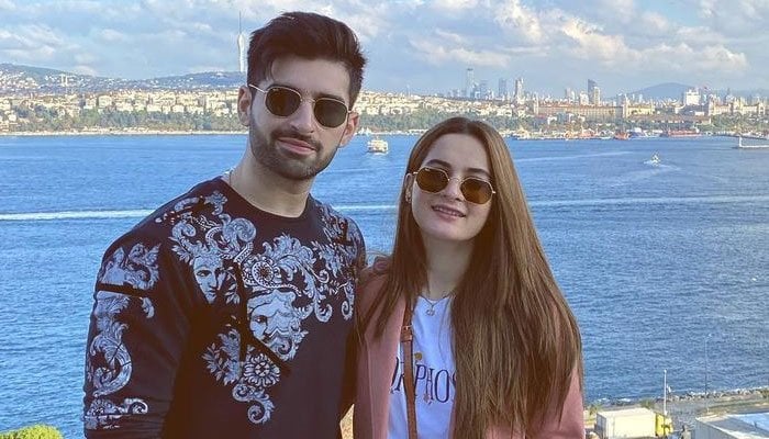 Aiman Khan, Muneeb Butt wind down in breathtaking location