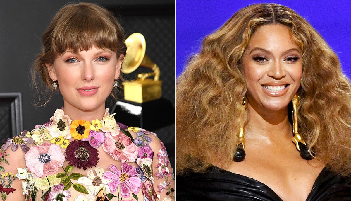 Taylor Swift receives flowers from Beyonce after historic Grammy win