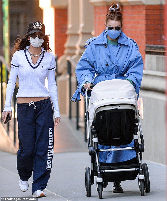 Gigi Hadid's daughter Khai, 2, clutches Prada bag in rare photo
