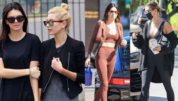 Hailey Bieber and Kendall Jenner stun onlookers with their stunning ...