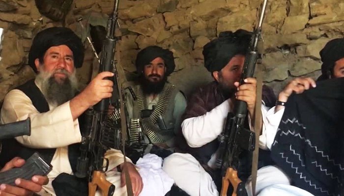 A picture of Taliban fighters. Photo: CNN