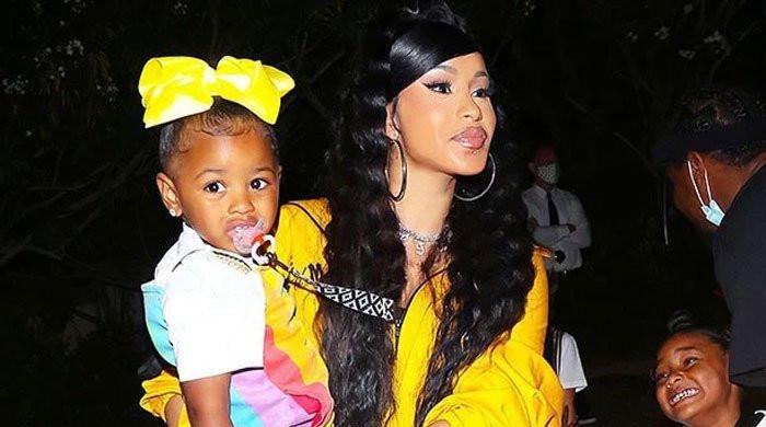 Cardi B spoils daughter Kulture with diamond necklace for 3rd birthday