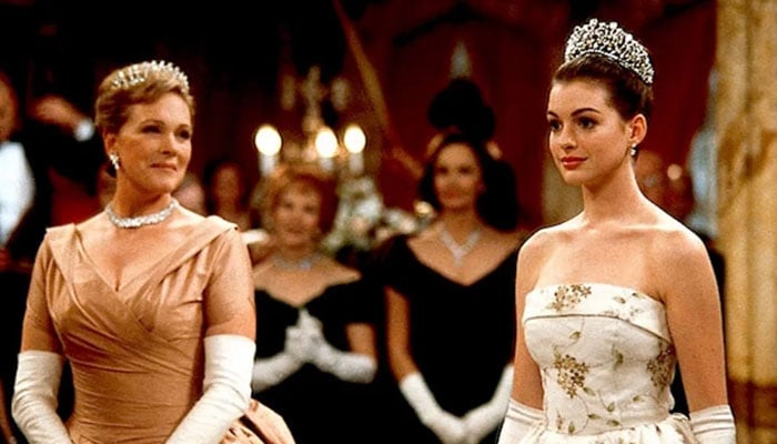 Anne Hathaway took a trip down memory lane and shared photos of Princess Diaries