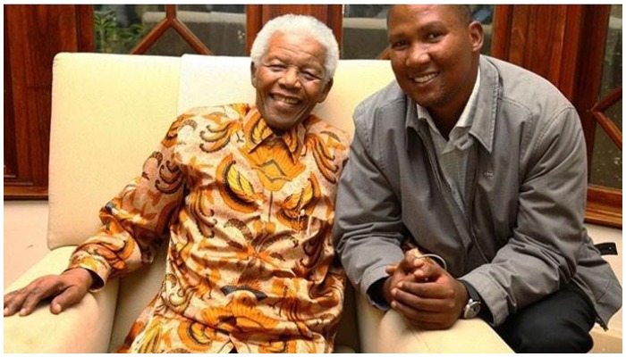 Mandla Mandela with Late Nelson Mandela. Photo: File