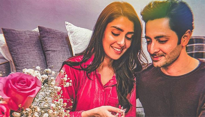 Danish Taimoor shares a romantic note for wife Ayeza Khan on their 7th wedding anniversary