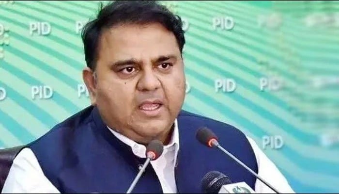 Federal Minister for Information and Broadcasting Fawad Chaudhry.