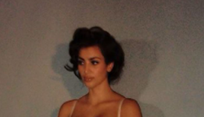 Kim Kardashian shares her first photo shoot ever